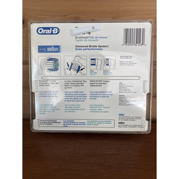 Oral B Triumph FlexiSoft EB17  5 FlexiSoft 1 Floss Action Brushhead Replacement - Picture 5 of 6
